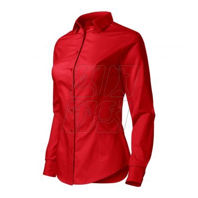 3. Malfini Style LS W MLI-22907 red shirt