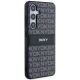3. DKNY Leather Mono Stripe & Metal Logo case for Samsung Galaxy S24+ - black