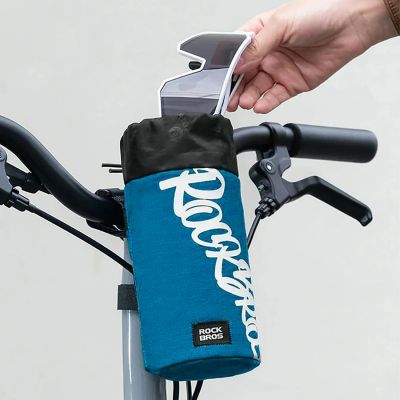 2. Rockbros G004 Flash Journey 1L Water Bottle Bag - Blue