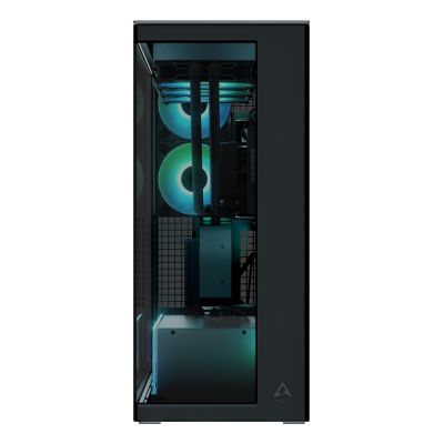 3. Arctic Xtender Schwarz case with window and GPU mount