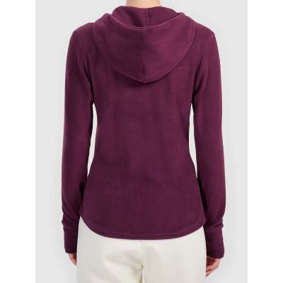 2. Women's fleece with a hood, zip-up, 4F 4FWAW26TFLEF478-60S