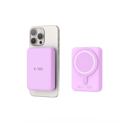 5. Tech-Protect LifeMag MagSafe PB11 10000mAh Power Bank - Pink