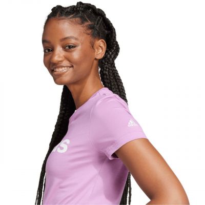 6. adidas Loungewear Essentials Slim Logo Tee W IY9192