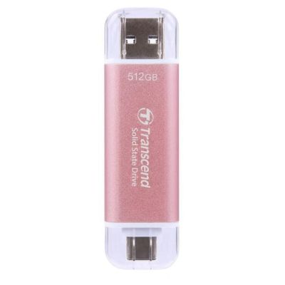 3. Transcend ESD310 512GB USB Type-A to USB Type-C 3.2 Gen 2 (3.1 Gen 2) Pink