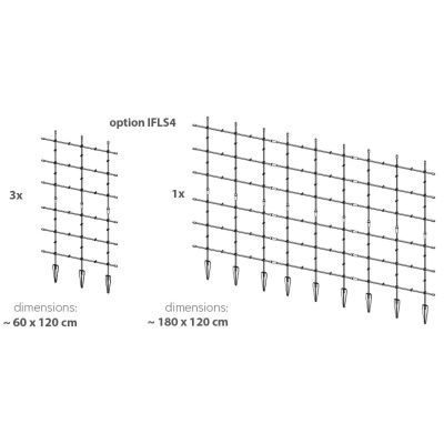 11. FLOO SUPPORTS PLANT SUPPORT 120x180CM FOREST GREEN