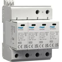 SPA931 SPD SURGE ARRESTER T1+T2 B+C 4P 4M 12.5/50KA 1.5KV TNS