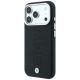 2. BMW Sign Deboss Quilted Metal Logo MagSafe Case for iPhone 18 Pro Max - Dark Gray