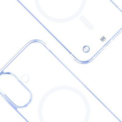7. 3mk Just20g MagCase for iPhone 16 Plus - transparent