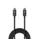 2. Lindy 31130 Thunderbolt Cable 1m 80Gbps Black