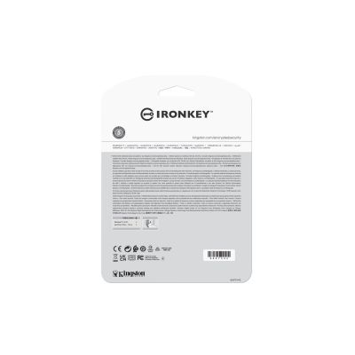 4. Kingston Technology IronKey Vault Privacy 50 USB Flash Drive 64GB USB Type-A 3.2 Gen 1 (3.1 Gen 1) Black, Blue