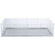 2. Indoor run, for guinea pigs/rabbits, white, 140 x 35 x 70 cm