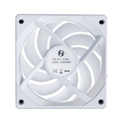 3. Lian Li 12CL1 Computer Case 12cm Fan White
