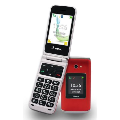 2. Olympia VITUS 4G 7.11 cm (2.8") 147 g Red Camera phone