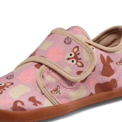 8. Affenzahn Barefoot Slippers Cotton Movy Deer (01398-40141)