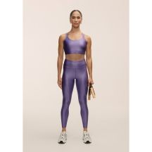 Casall Glitz High Waist Tights Women's Leggings Purple - M