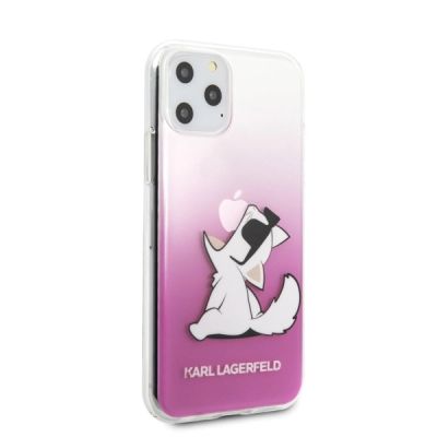 5. Karl Lagerfeld Choupette Fun iPhone 11 Pro Case - Pink