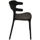 2. BLACK PLASTIC GARDEN CHAIR