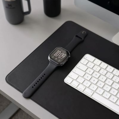 8. Tech-Protect Defense Black & Clear 2-Pack Case for Apple Watch 46 mm