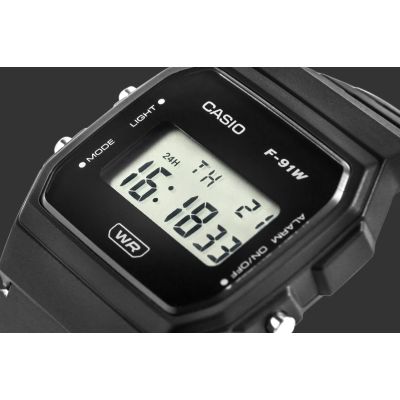 4. CASIO Unisex Watch F-91WB-1AVDF + BOX