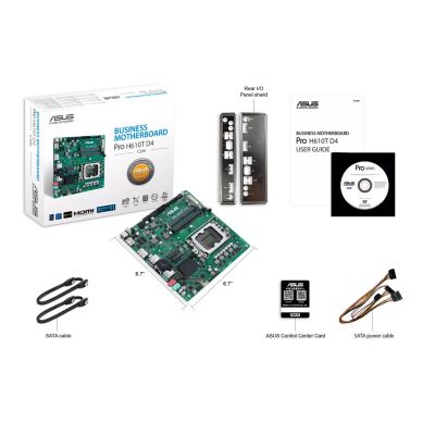7. ASUS Pro H610T D4-CSM Motherboard