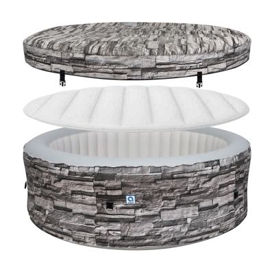 2. AVENLI NICE GARDEN SPA, PUMPED SWIMMING POOL, HYDROMASSAGE 204X70 SILVER 6-PERSON BRICK