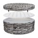 2. AVENLI NICE GARDEN SPA, PUMPED SWIMMING POOL, HYDROMASSAGE 204X70 SILVER 6-PERSON BRICK