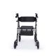 3. Marseille four-wheeled walker, graphite color RF-617/G REHAFUND