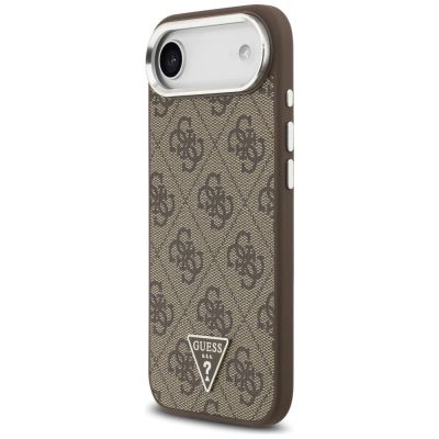 2. Guess 4G Triangle Logo MagSafe case for iPhone Air - brown