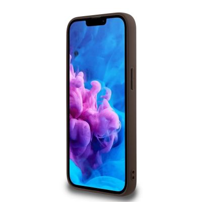 2. Guess PU 4G Peony case with MagSafe for iPhone 16e - brown