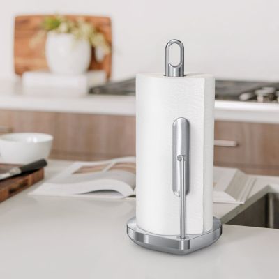 3. simplehuman KT1203 Paper Towel Holder Paper Towel Holder Stainless Steel Brushed Steel