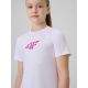 6. Girls' quick-drying sports T-shirt 4F 4FJRSS26TFTSF2388-10S