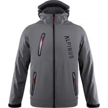 Alpinus Denali softshell jacket gray M BR43386