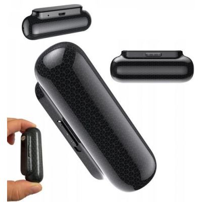 6. GoSpy VOS Q77 2-in-1 Voice Recorder with Voice Detection 8GB 20 Days Black