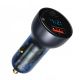 2. Baseus Particular 65W USB-A USB-C QC PPS Car Charger with Digital Display - Dark Gray