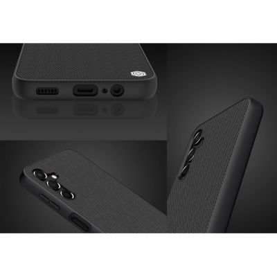 13. Nillkin Textured Case Case for Samsung Galaxy A14 5G / Galaxy A14 Reinforced Nylon Cover Black