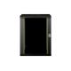 19. Digitus Unique 19" 16U wall-mounted network cabinet 600x450, glass door, black, undivided, assembled, 100kg