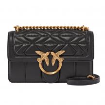 PINKO LOVE ONE MINI LEATHER BAG