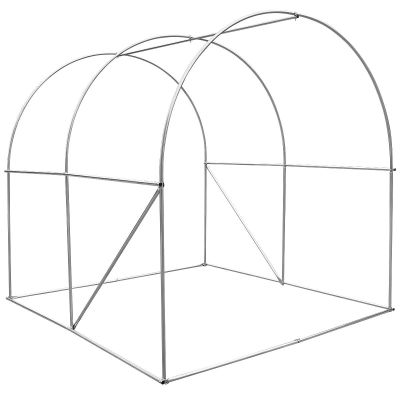 39. GREENHOUSE GARDEN TUNNEL 200x200x200CM PE GREEN STEEL STRUCTURE