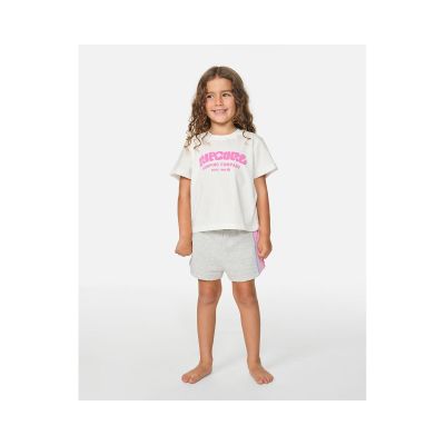 3. RIP CURL Surf Puff Relaxed Tee - Girl white