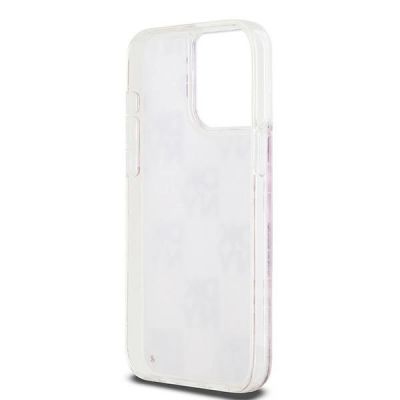 7. DKNY Liquid Glitter Multilogo Case for iPhone 15 Pro Max - Pink