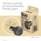 10. CLUB3D CAC-1922 Black Automatic Lighter Charger for Mobile Devices Laptop