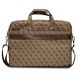 3. Guess Saffiano 4G Triangle Logo bag for a 16'' laptop - brown