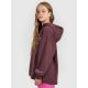 4. Oversized sweatshirt with hood, unzipped, for girls, 4F 4FJRAW25TSWSF2429-51S