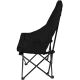 17. FOLDING CAMPING CHAIR 46X46X90CM BLACK