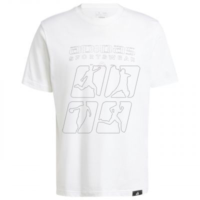 T-shirt adidas Tech Linear Graphic M IW2690