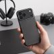 8. Tech-Protect Ion Carbon MagSafe Case for iPhone 18 Pro / 17 Pro - Black & Silver