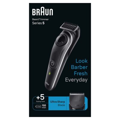 2. Braun BeardTrimmer 5 80708197 Beard Trimmer Battery 40 2 cm Black