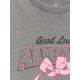 6. Girls' boxy T-shirt with print 4F 4FJRAW26TTSHF4239-22S