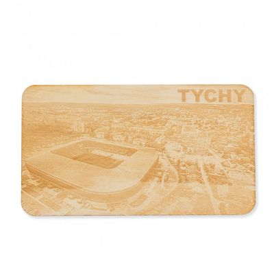 2. GKS Tychy wooden magnet