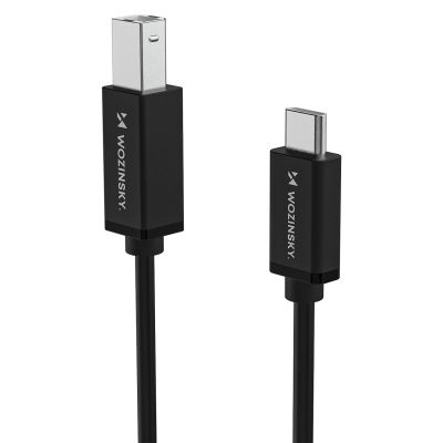 3. Wozinsky WKDDY2S USB-B - USB-C Cable 2m - Black